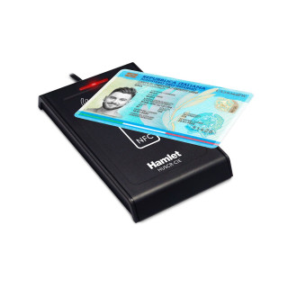 HAMLET LETTORE USB CONTACTLESS NFC PER SC - CIE - TS